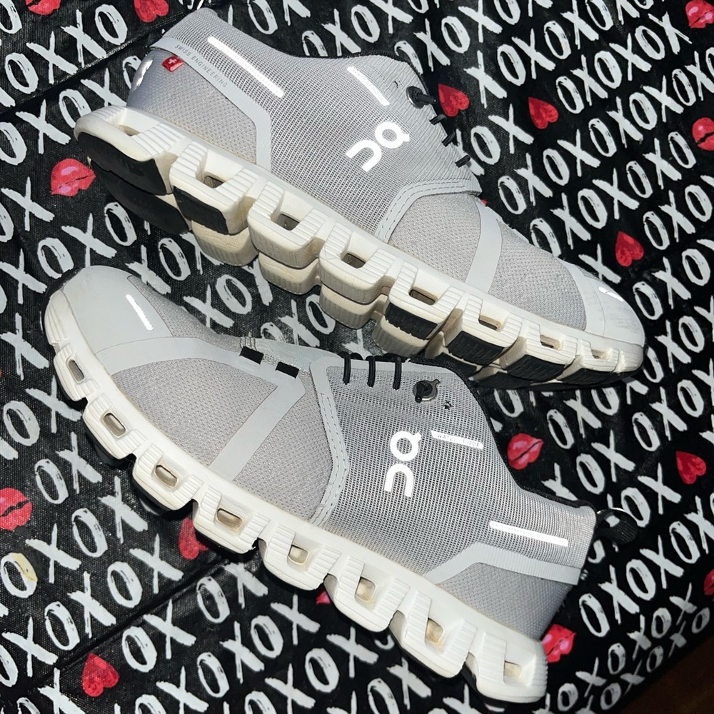 Kids on cloud shoes